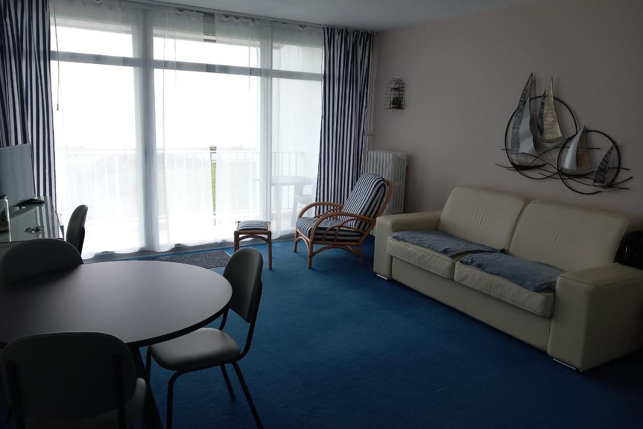 Grand Studio Vue Mer Dans Residence Des 3 Iles Pres De La Thalasso กีเบอรง ภายนอก รูปภาพ