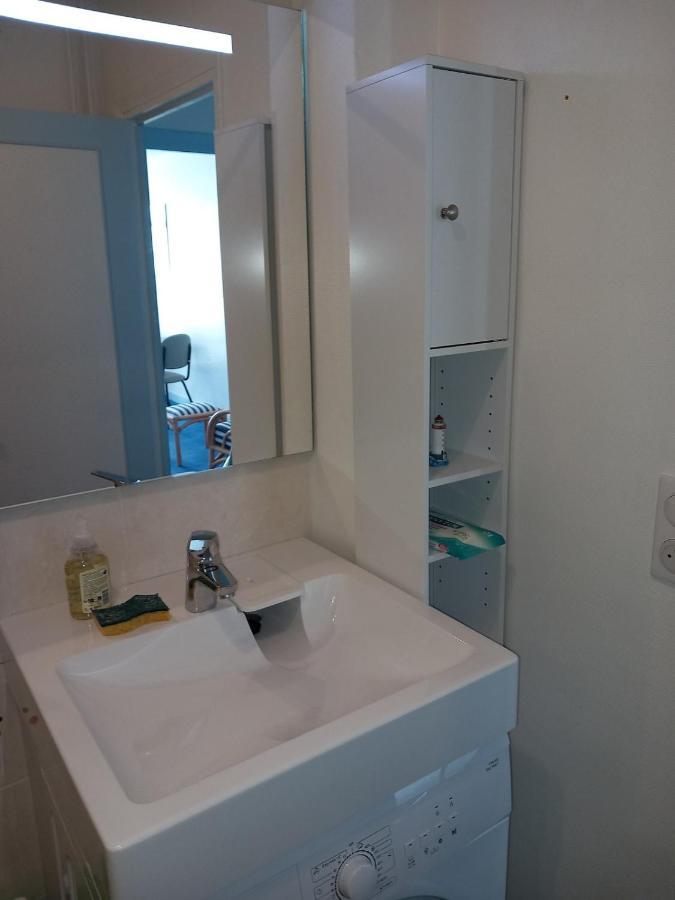 Grand Studio Vue Mer Dans Residence Des 3 Iles Pres De La Thalasso กีเบอรง ภายนอก รูปภาพ